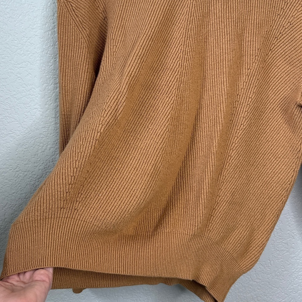Workshop Republic Clothing Crewneck Knit Sweater Tan Brown size Large - Picture 5 of 10